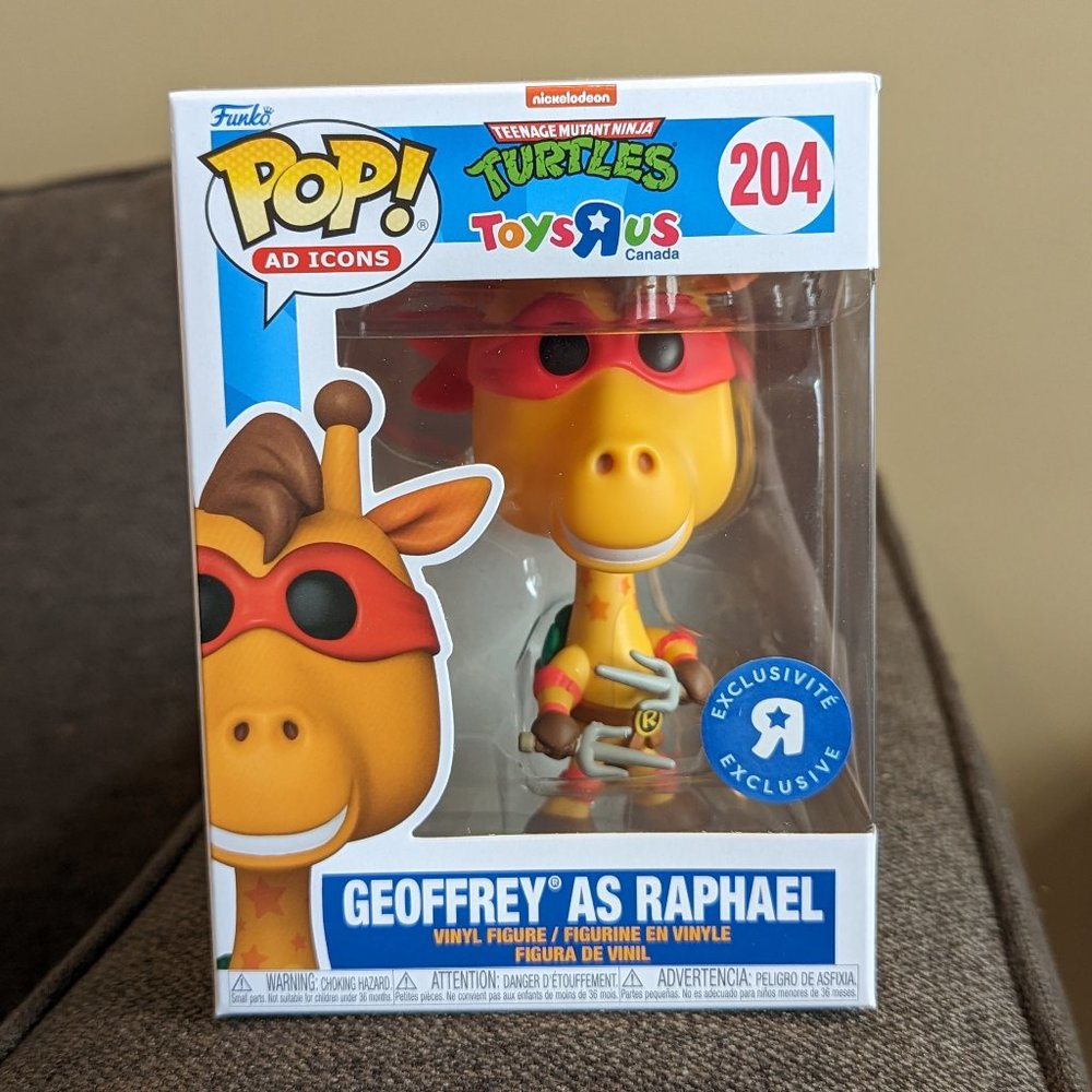 Funko Pop Geoffrey as Raphael TMNT TRU Canada Exclusive Ninja Turtles